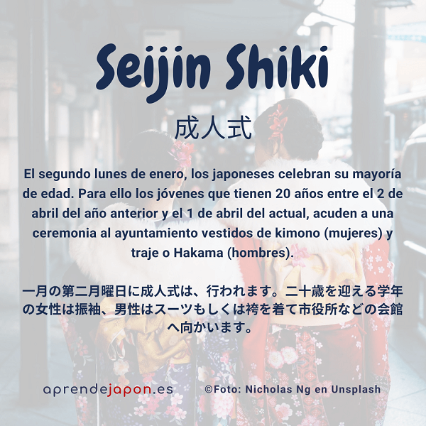 Tradición japonesa para celebrar la mayoría de edad.